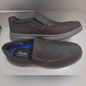 Clarks Men's Brown Slip-On Shoes